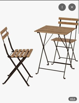 URGE VENTA.Conjunto mesa y sillas terraza madera