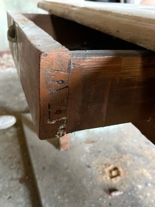 Tavolo Mugnaio Vintage Legno