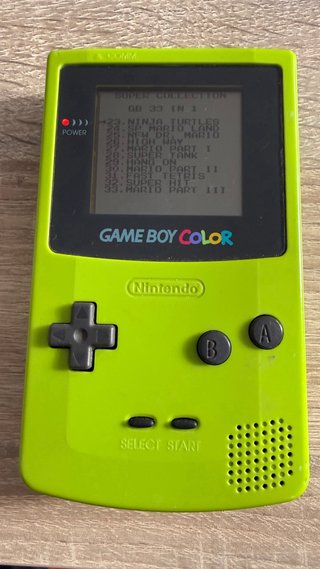 Nintendo Game Boy Color + 4 juegos