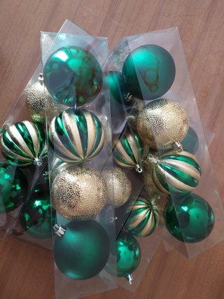 Lotto nuovo 24 decorazioni x albero di Natale