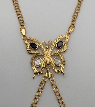 Pulsera Manita Mariposa Oro