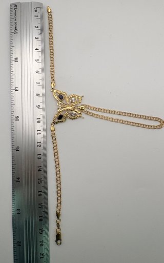Pulsera Manita Mariposa Oro