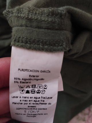 Camiseta Purificación García verde talla S