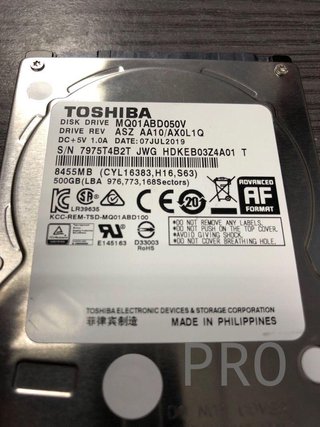 Toshiba - Disco rigido interno