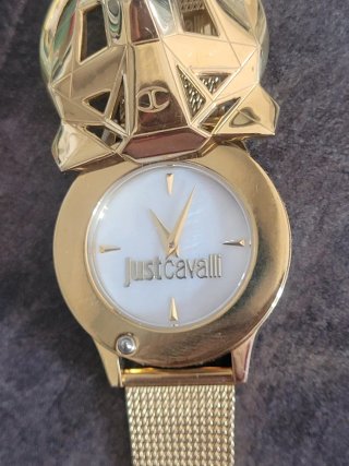 Orologio Just Cavalli Testa Leopardo Oro