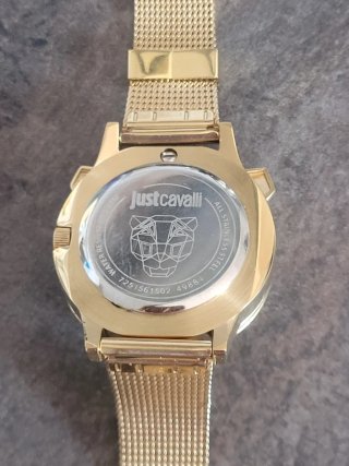 Orologio Just Cavalli Testa Leopardo Oro