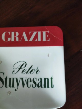 Raro posacenere Peter Stuyvesant 18x18