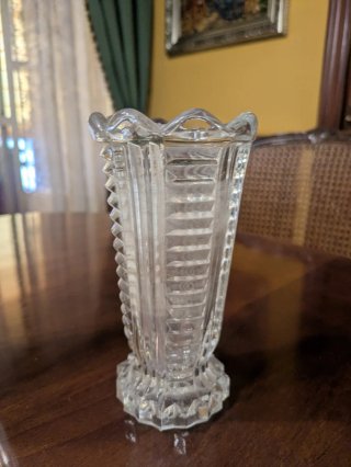 Jarrones cristal tallado vintage
