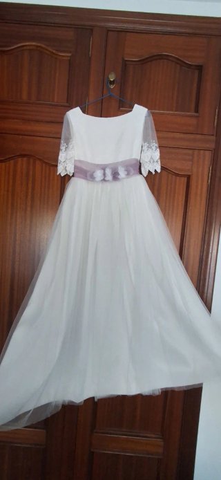 Vestido de Comunión Niña Blanco