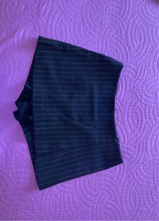 Gonna pantalone gessato