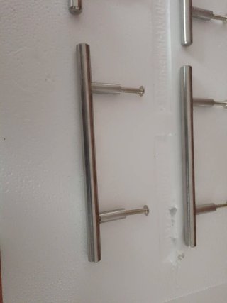Tiradores de puerta de acero inoxidable