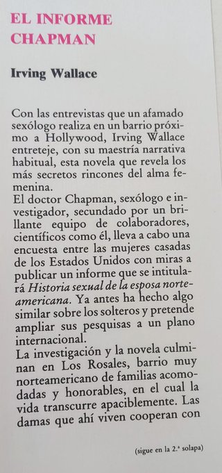 Libro EL INFORME CHAPMAN