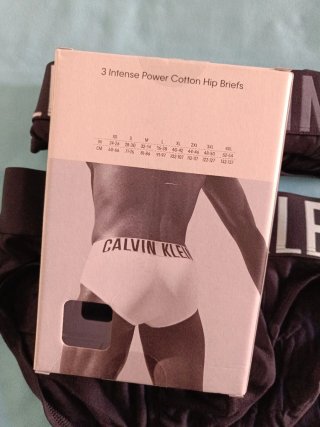 3 Calzoncillos Calvin Klein Algodón Talla M