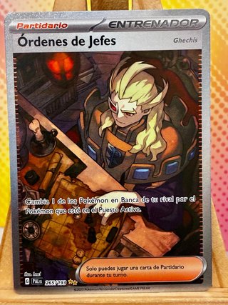 Órdenes de Jefes PAL 265/193 ES