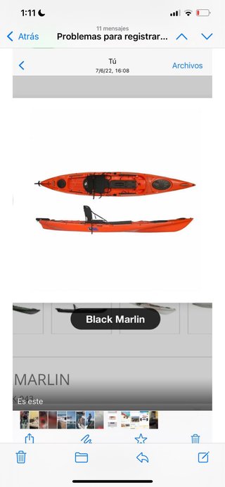 Kayak Black Marlin