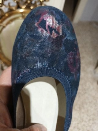 Bailarinas Footflexx Azul/Morado Talla 37
