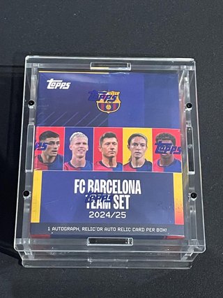 2 Cajas Topps FC Barcelona Team Set 24/25 Selladas