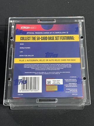 2 Cajas Topps FC Barcelona Team Set 24/25 Selladas