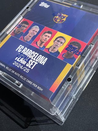 2 Cajas Topps FC Barcelona Team Set 24/25 Selladas