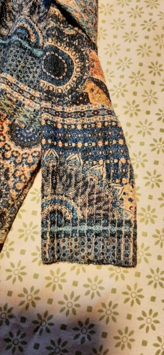 Maglia Desigual tg L pull primaverile perline