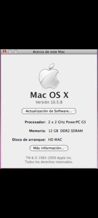 Power Mac G5 Late 2005 (11.2)