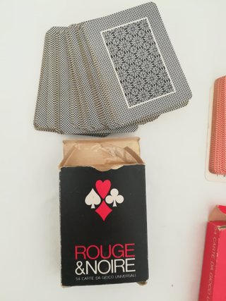 Carte da gioco vintage Rouge & Noire