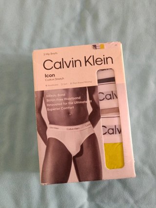 3 calzoncillos Calvin Klein slip algodón Talla M