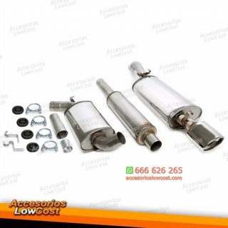 Sistema de escape TA Technix de acero inoxidable