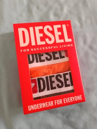 3 Calzoncillos Boxer Diesel Algodón Talla S