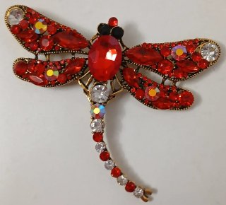 Spilla Libellula Portafortuna Nuova