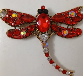 Spilla Libellula Portafortuna Nuova