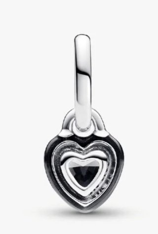 Pandora Me mini colgante Corazón Negro Chacra