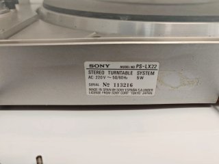 Tocadiscos Sony PS-LX22 Direct Drive
