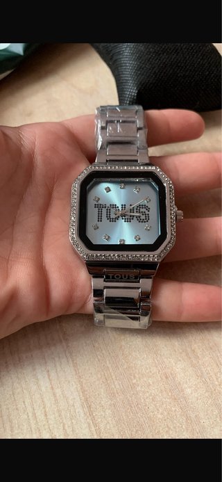 Reloj Tous Mujer Plata y Azul