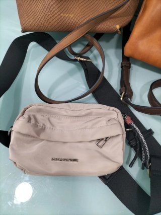 Lote 3 Bolsos Mujer Marrón y Beige
