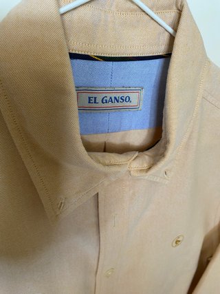 Camisa El Ganso Beige/Naranja