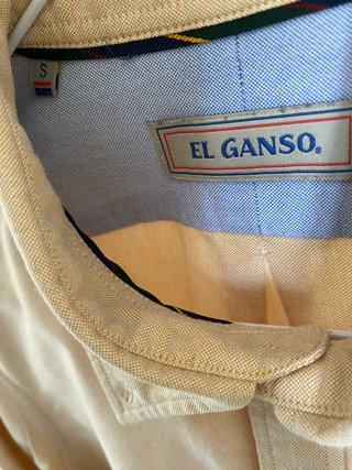 Camisa El Ganso Beige/Naranja