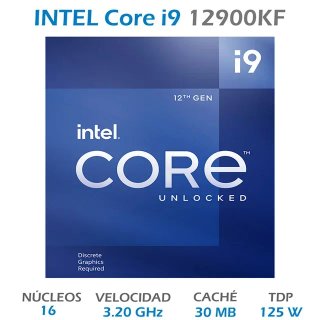Procesador Intel Core i9-12900KF NUEVO, EN SU CAJA