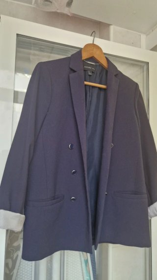 Blazer Mango azul talla M