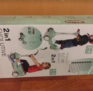Patinete 2 en 1 para niños