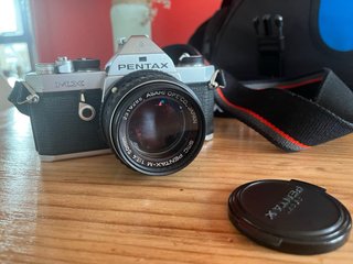 Lote Cámara Pentax MX + Accesorios
