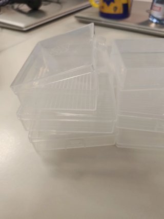 10 Cajas Plástico Transparentes Pequeñas