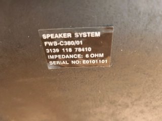 Altavoces Philips Bass Reflex 2 Vías