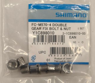 Shimano FC-M570-4 Tornillos Plato Bicicleta