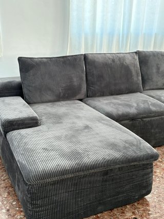 Sofá modular chaise longue gris NUEVO ENVIO GRATIS