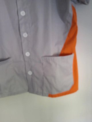 Ropa de trabajo gris y naranja Talla L