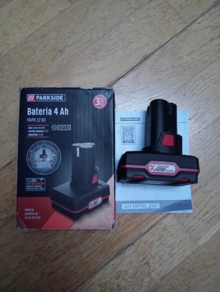 Batería Parkside 12V 4Ah PAPK 12 B3