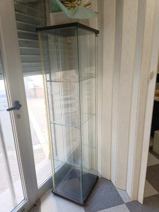 Vitrina Expositora IKEA Cristal Negra