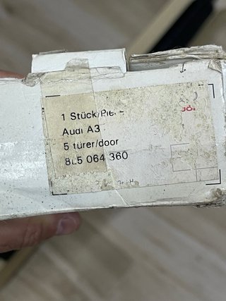 Cortinilla Portón Trasero Audi A3 8L (96-03)