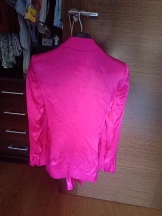 Blazer Zara Rosa Fucsia Talla XS